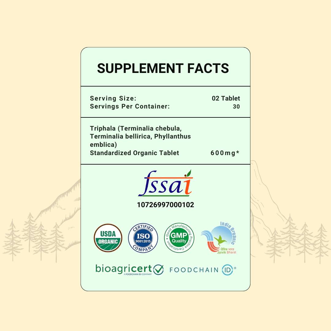 Anugamya Organic Triphala Tablets for Natural Wellness Support - Image 6